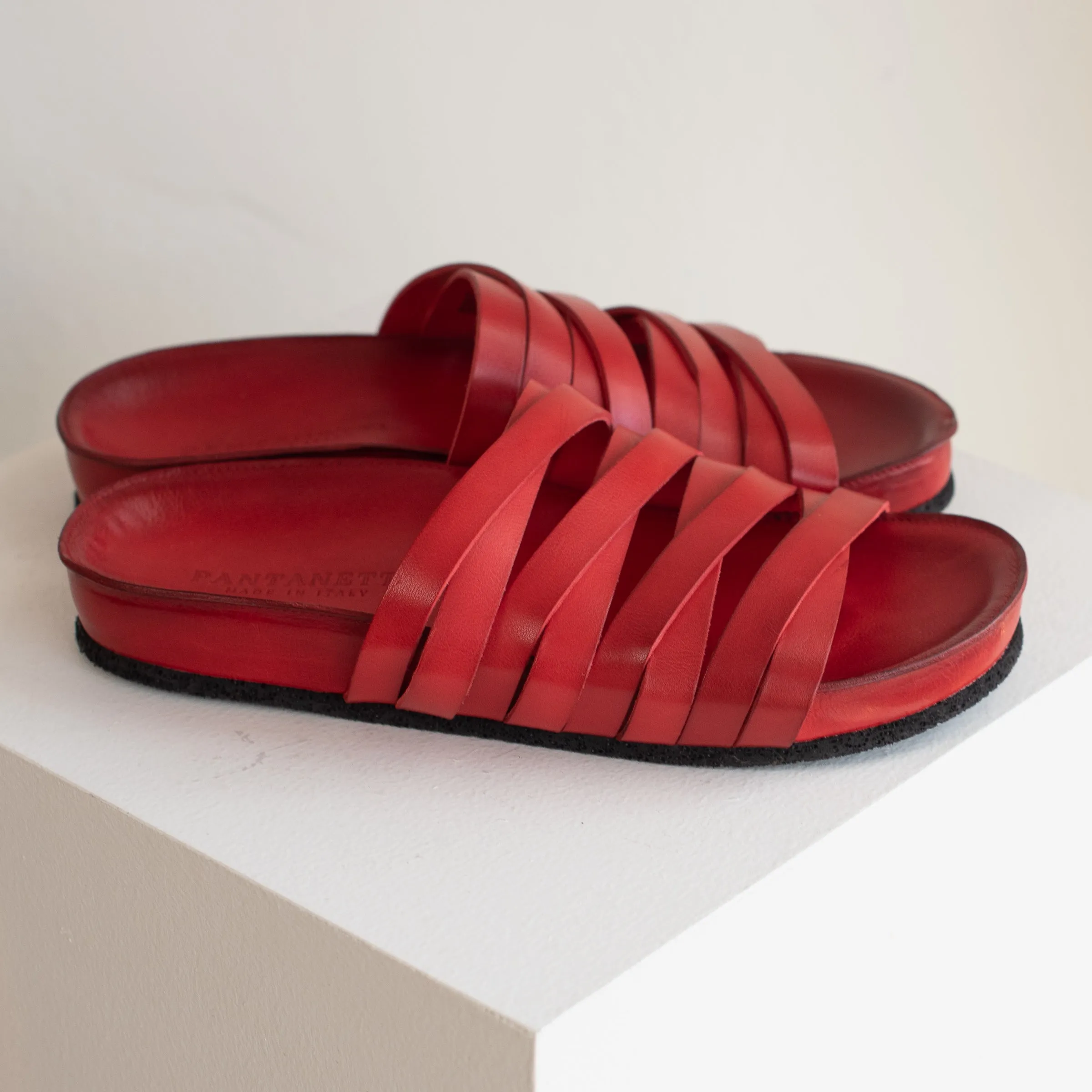 Pantanetti Strappy Slide (red) on sale!