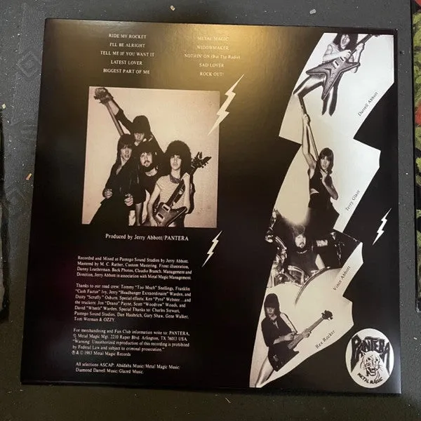 Pantera – Metal Magic Green Color Vinyl LP Record *Unofficial Release*