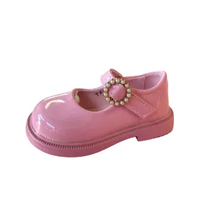 Pink Circle Pearl Shoe