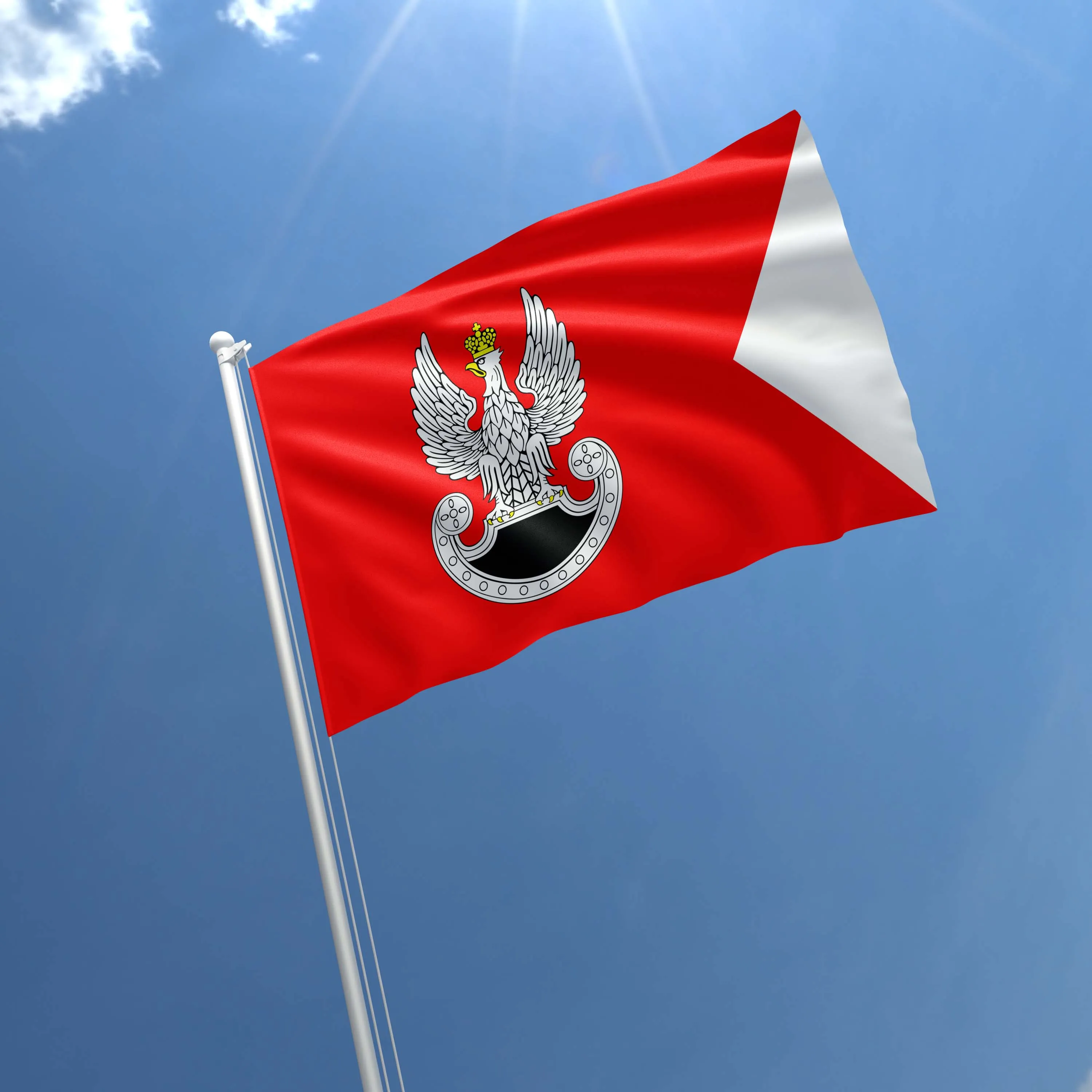 Polish Special Forces Ensign Flag Banner