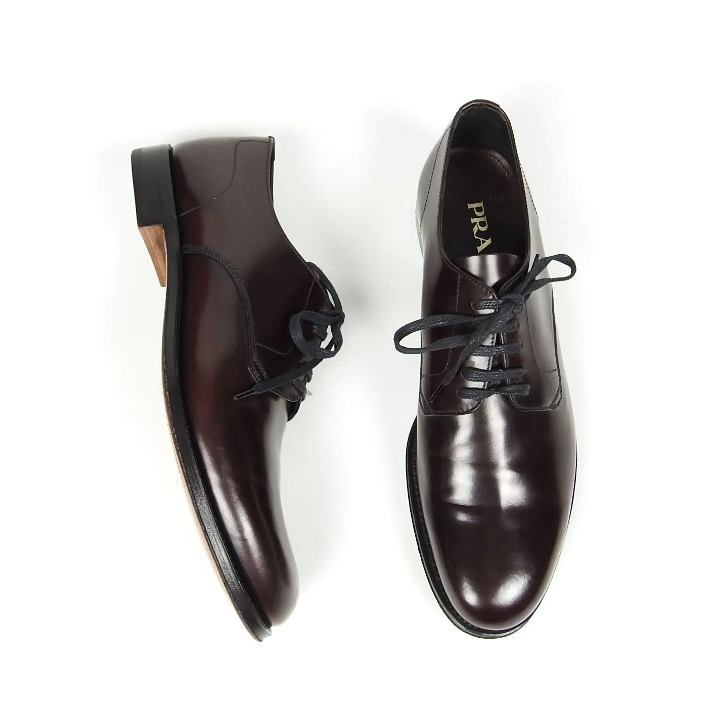 Prada Oxblood Oxfords Size 11.5