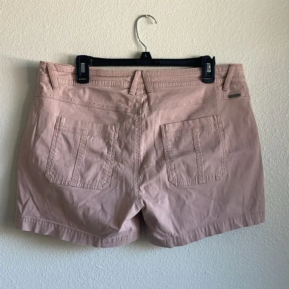 prAna Women's Elle Short Hiking Utility Outdoor Champagne Pink 14