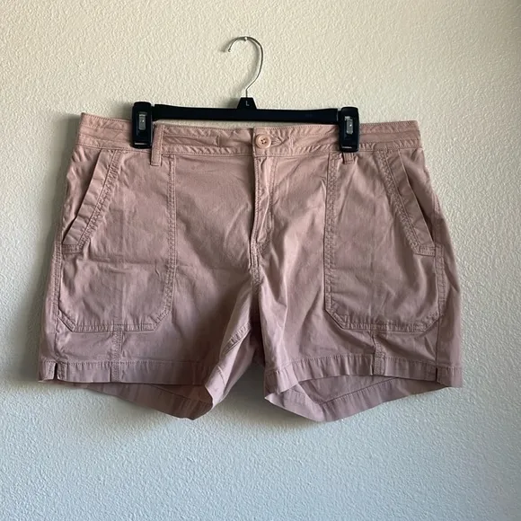 prAna Women's Elle Short Hiking Utility Outdoor Champagne Pink 14