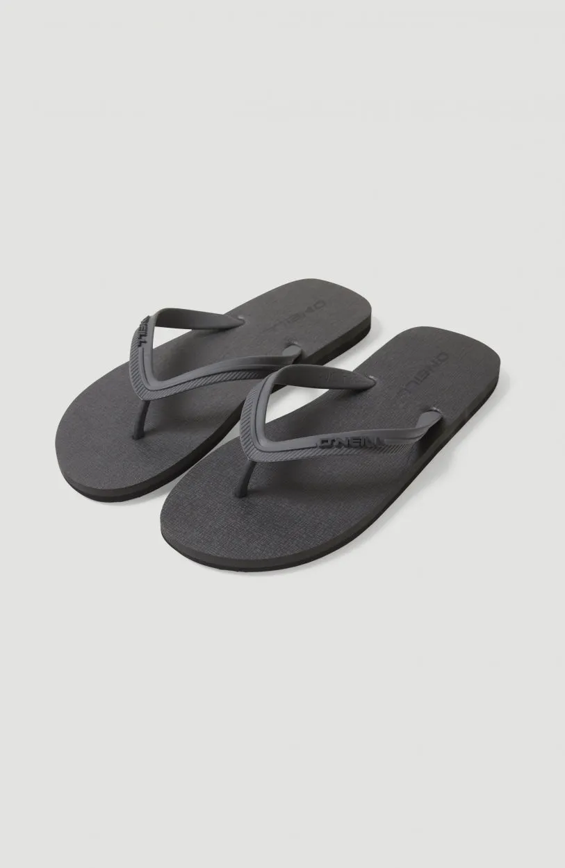 Profile Sandalen mit kleinem Logo | Asphalt