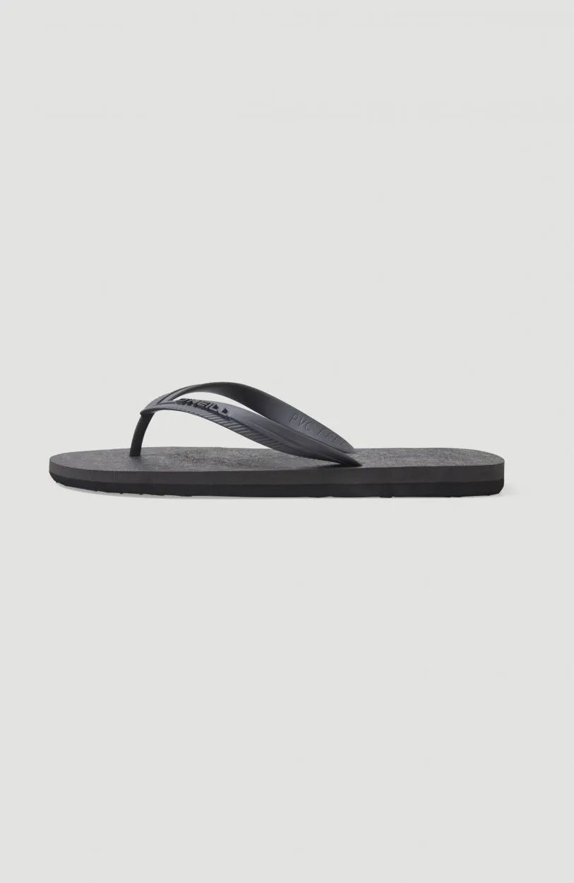 Profile Sandalen mit kleinem Logo | Asphalt