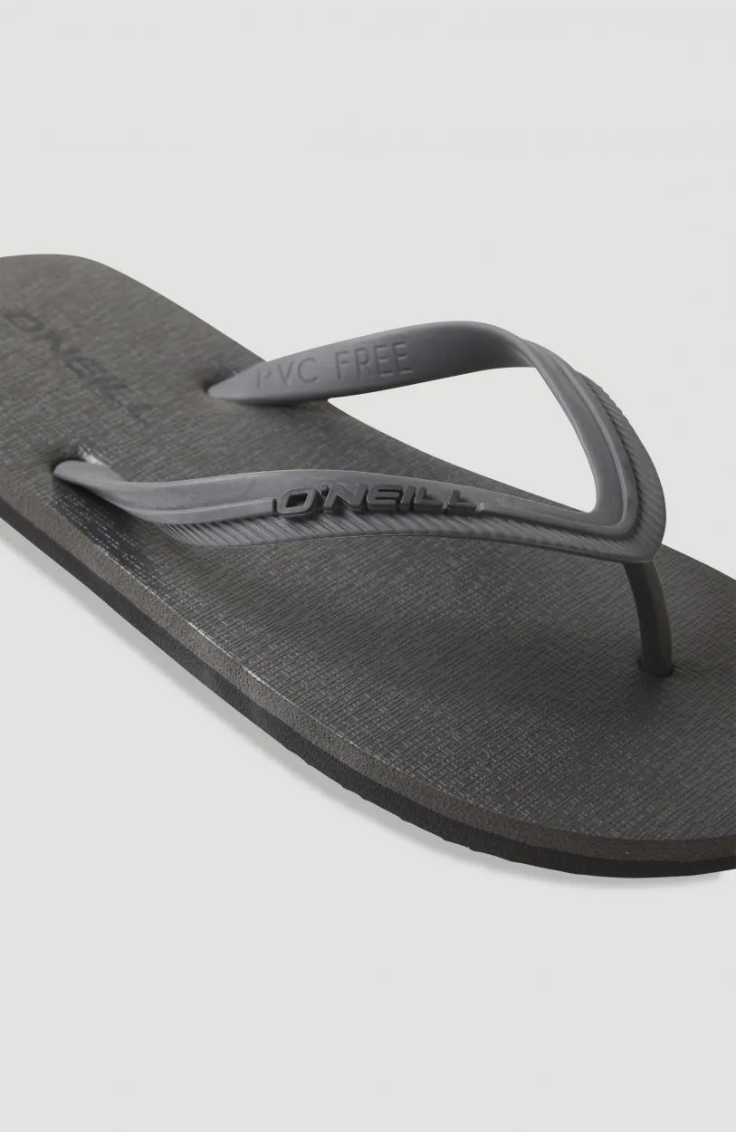Profile Sandalen mit kleinem Logo | Asphalt