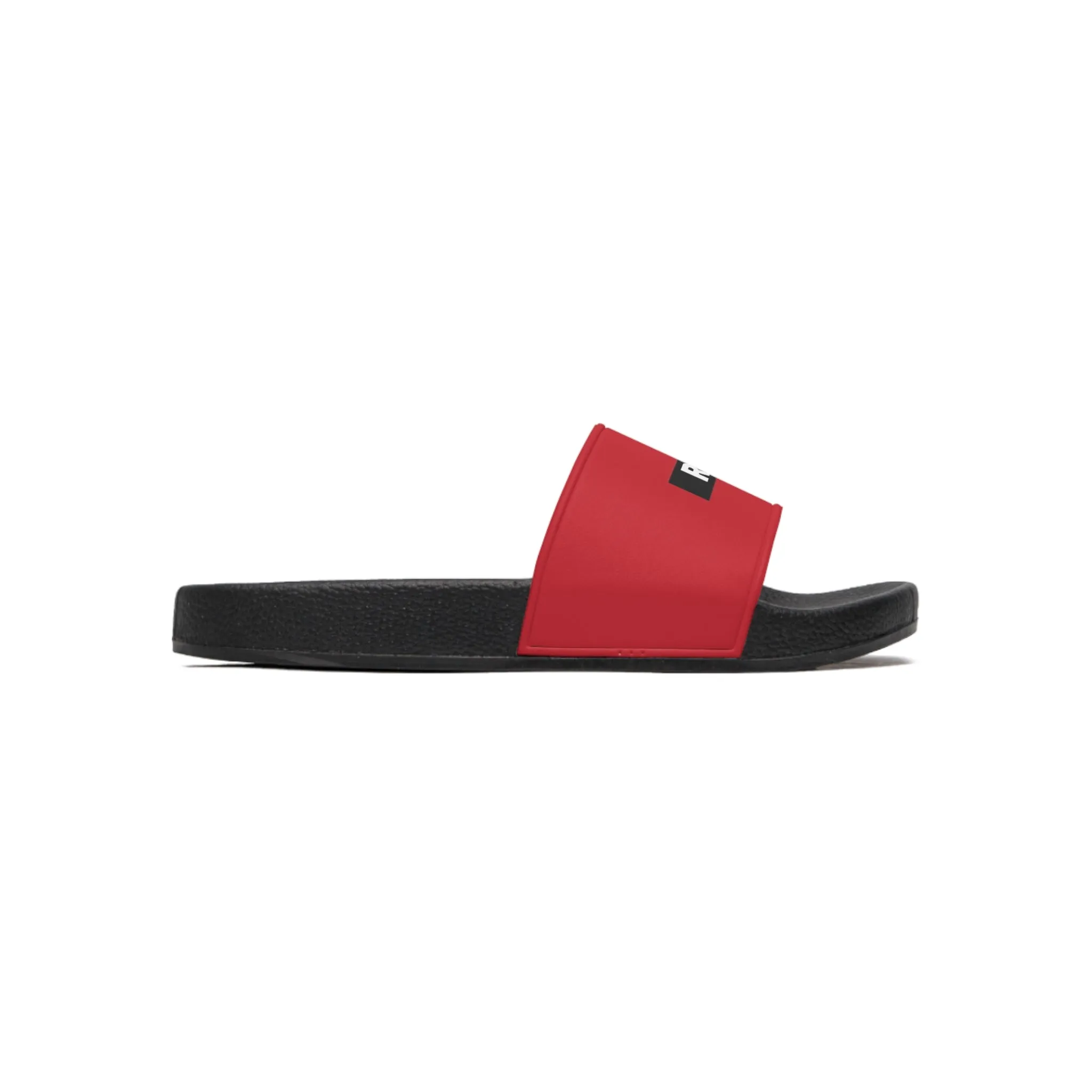 Raw Sushi "RAW STAMP" Slide Sandals red