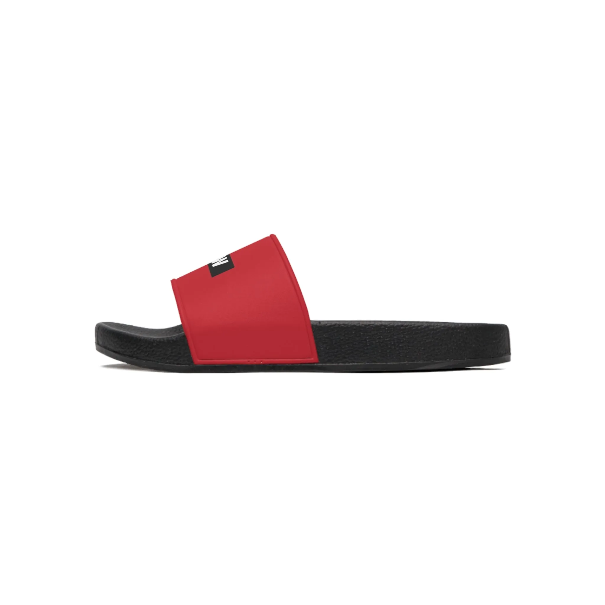 Raw Sushi "RAW STAMP" Slide Sandals red