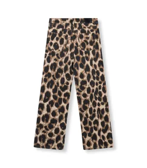 Refined Department wide leg jeans Sunny leopard