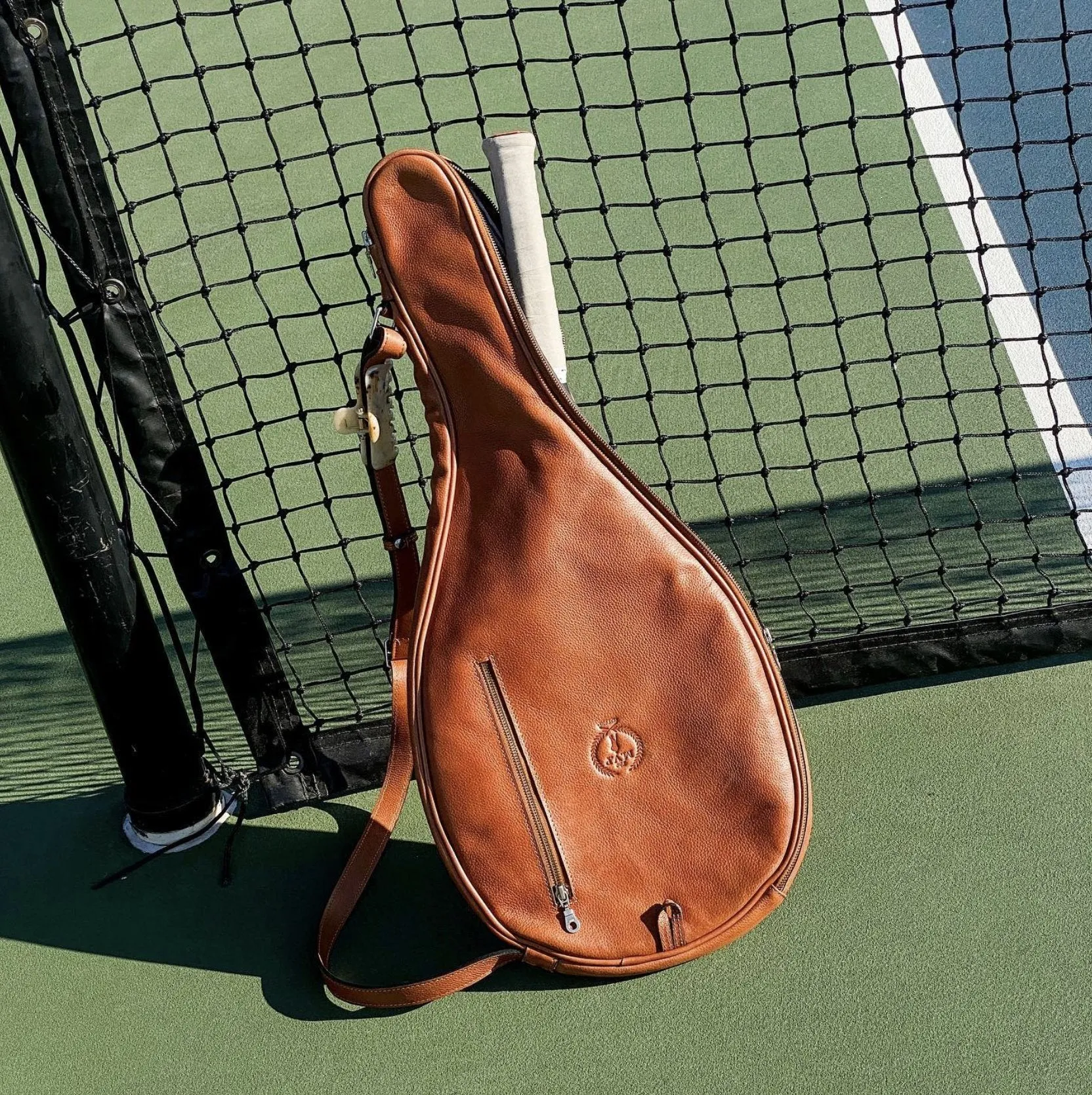 RETRO Heritage Leather Tennis Bag