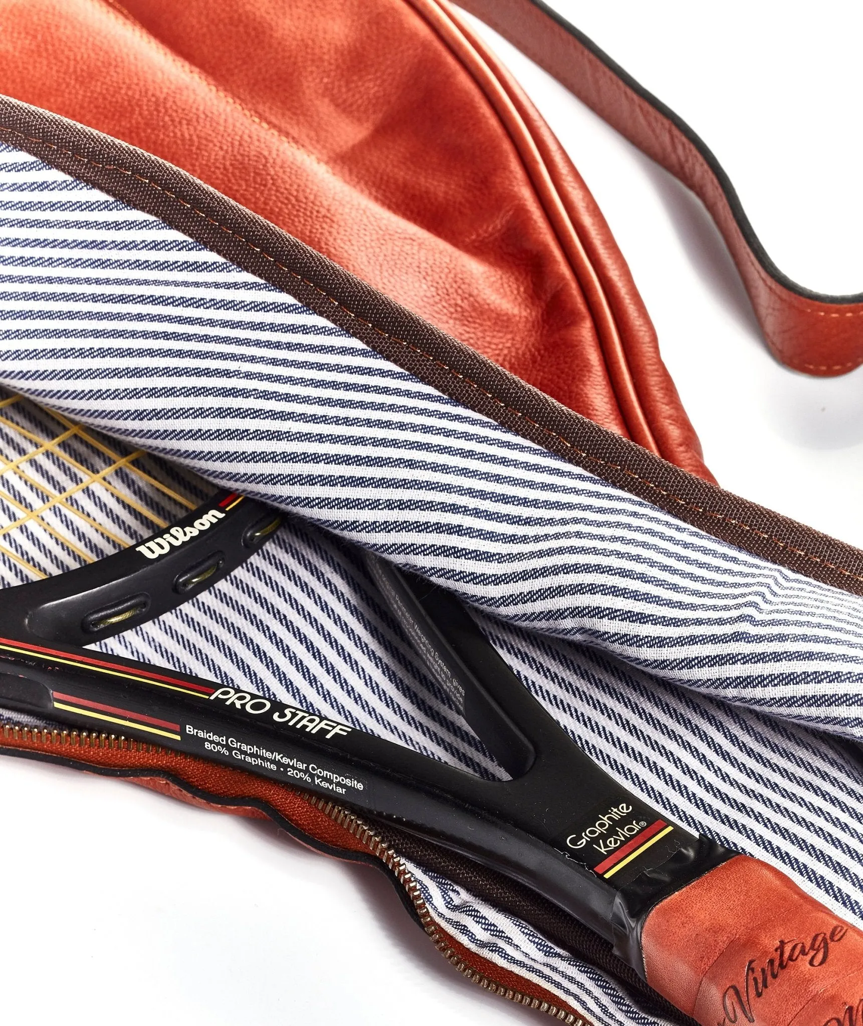 RETRO Heritage Leather Tennis Bag