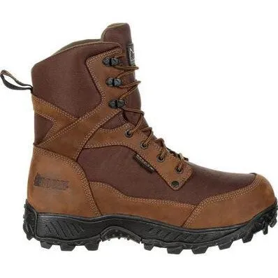 Rocky Men's Ridgetop 8" Soft Toe WP 600G Ins Outdoor Boot- Brown- RKS0384