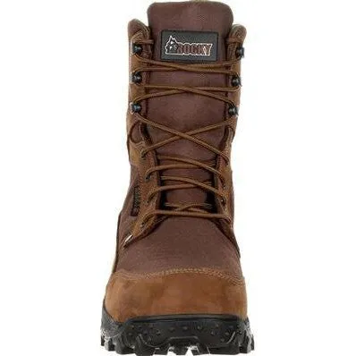 Rocky Men's Ridgetop 8" Soft Toe WP 600G Ins Outdoor Boot- Brown- RKS0384
