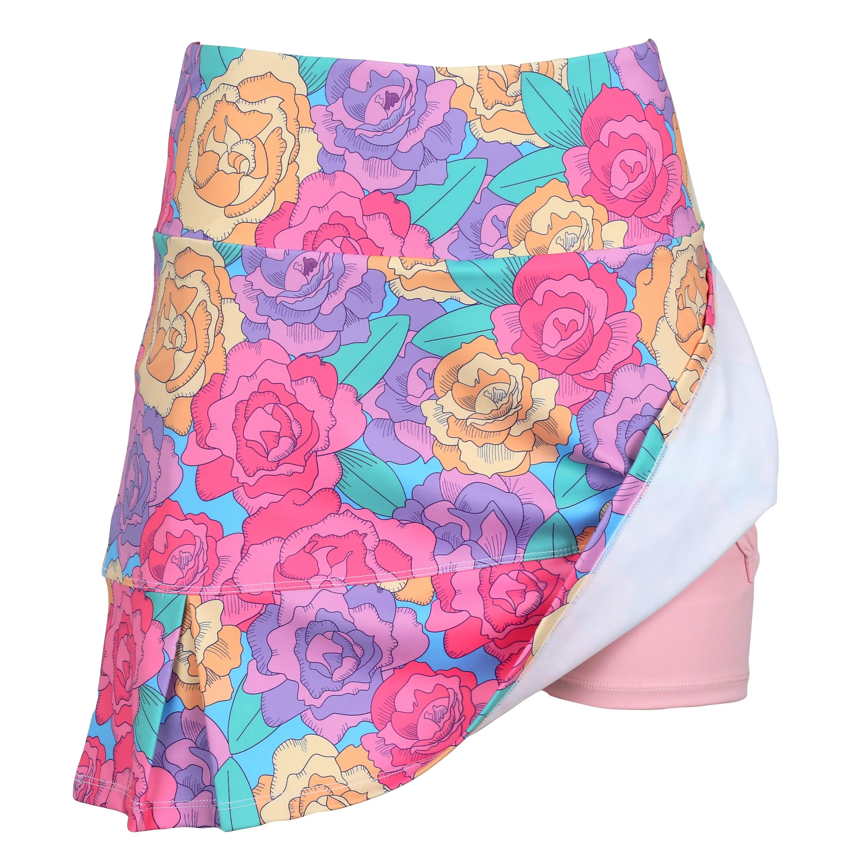 Rosy Day Skirt-Skort