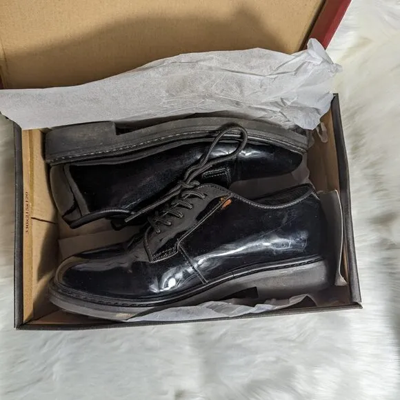 Rothco Black Hi-Gloss Lightweight Oxfords Men’s Size 10 W Black