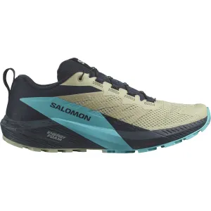 Salomon - Sense Ride 5 - Alfalfa/Carbon/Peacock Blue - Men's