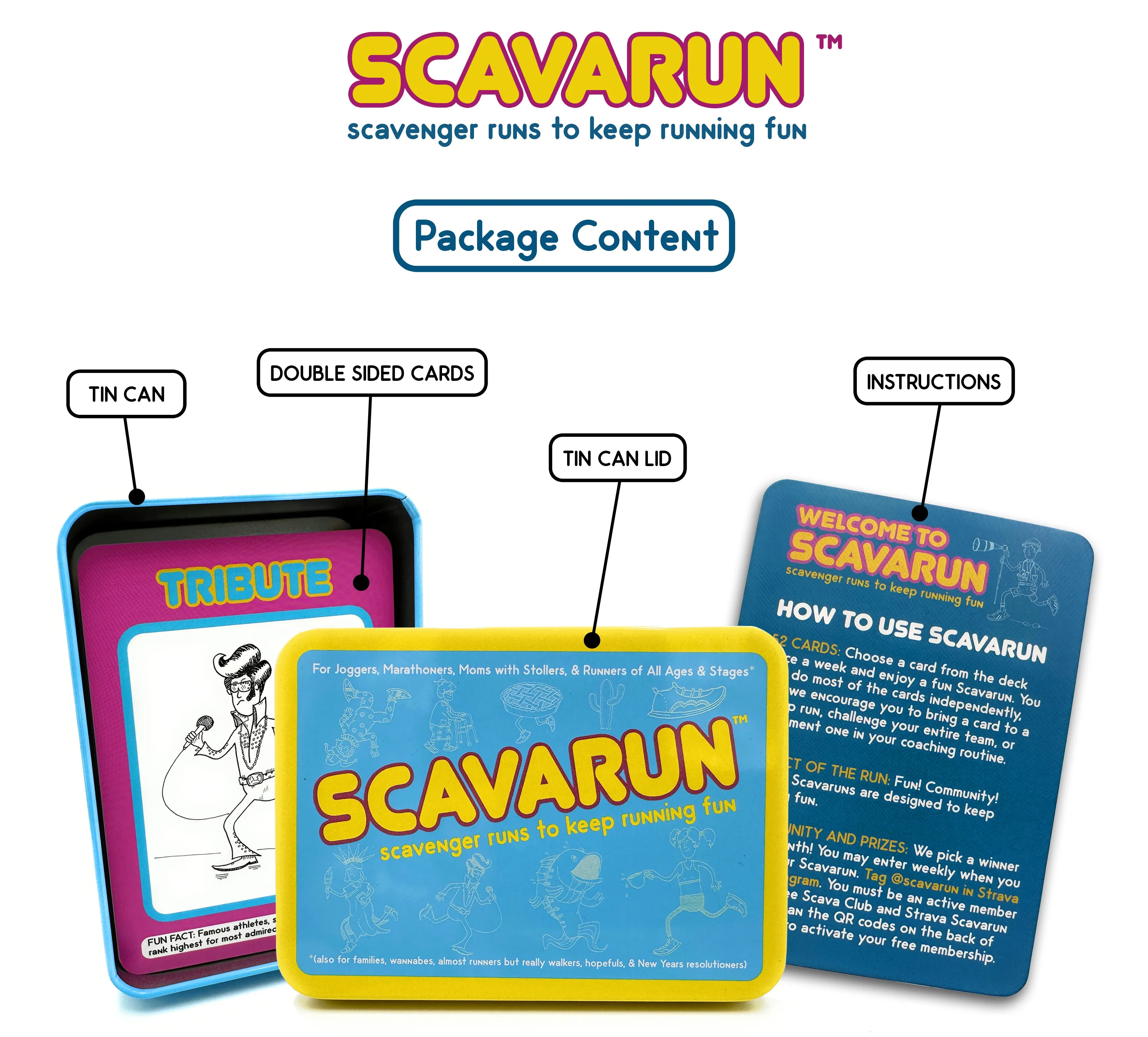 Scavarun 52 Card Illustrated Deck Single