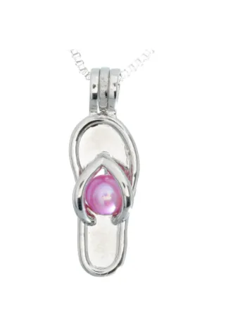 Single Flip Flop Plated Locket
