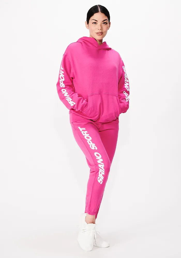 Siriano Sport Hoodie in Pink