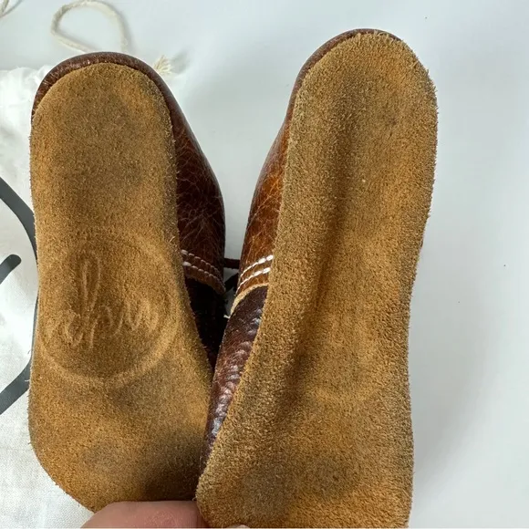 Size 4 SADDLE‎ Oxfords Mon Petit Shoes leather boots