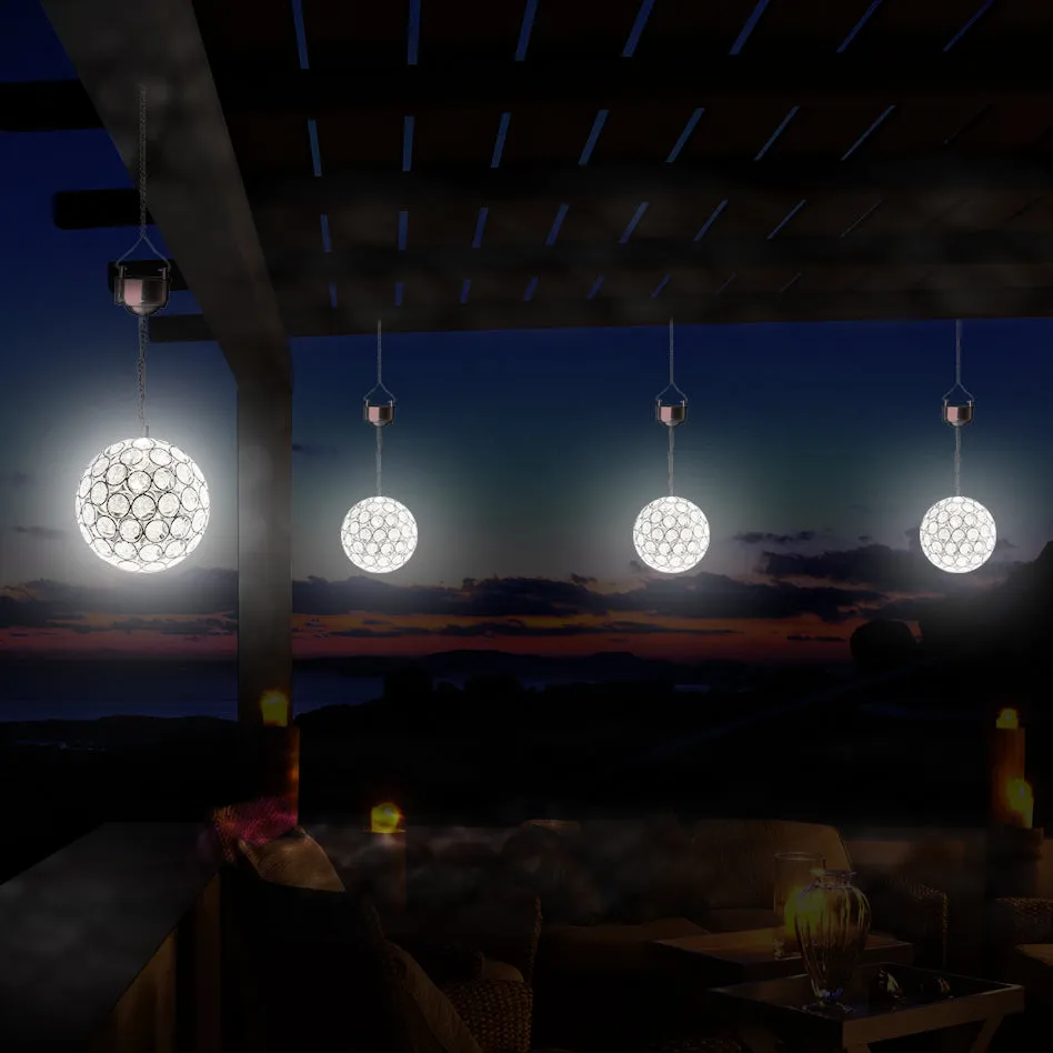 Solar Crystal Ball Light - Warm White LED