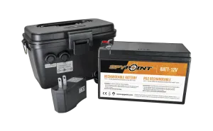 SPYPOINT RECHARGEABLE 12V BATTERY,CHARGER & HOUSING KIT