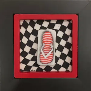 Striped Flip Flop 1