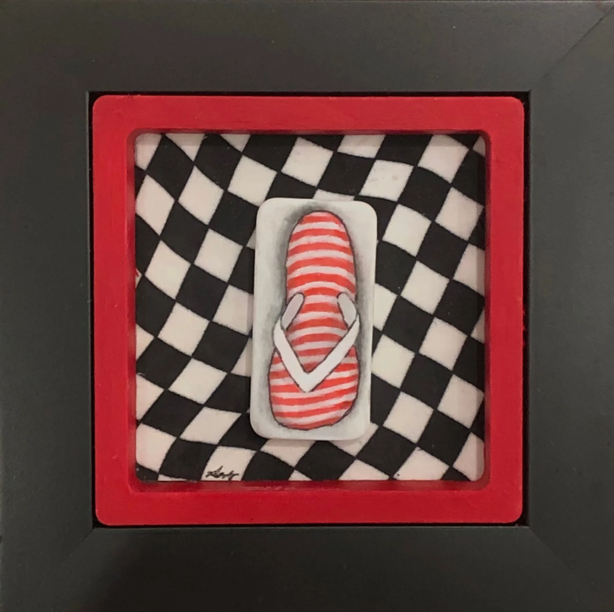 Striped Flip Flop 1