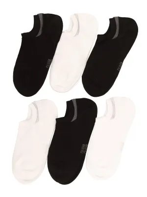 Super No-Show Socks W/ Heel Control 6-Pack
