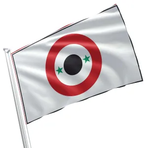 Syria Air Force Roundel Flag Banner