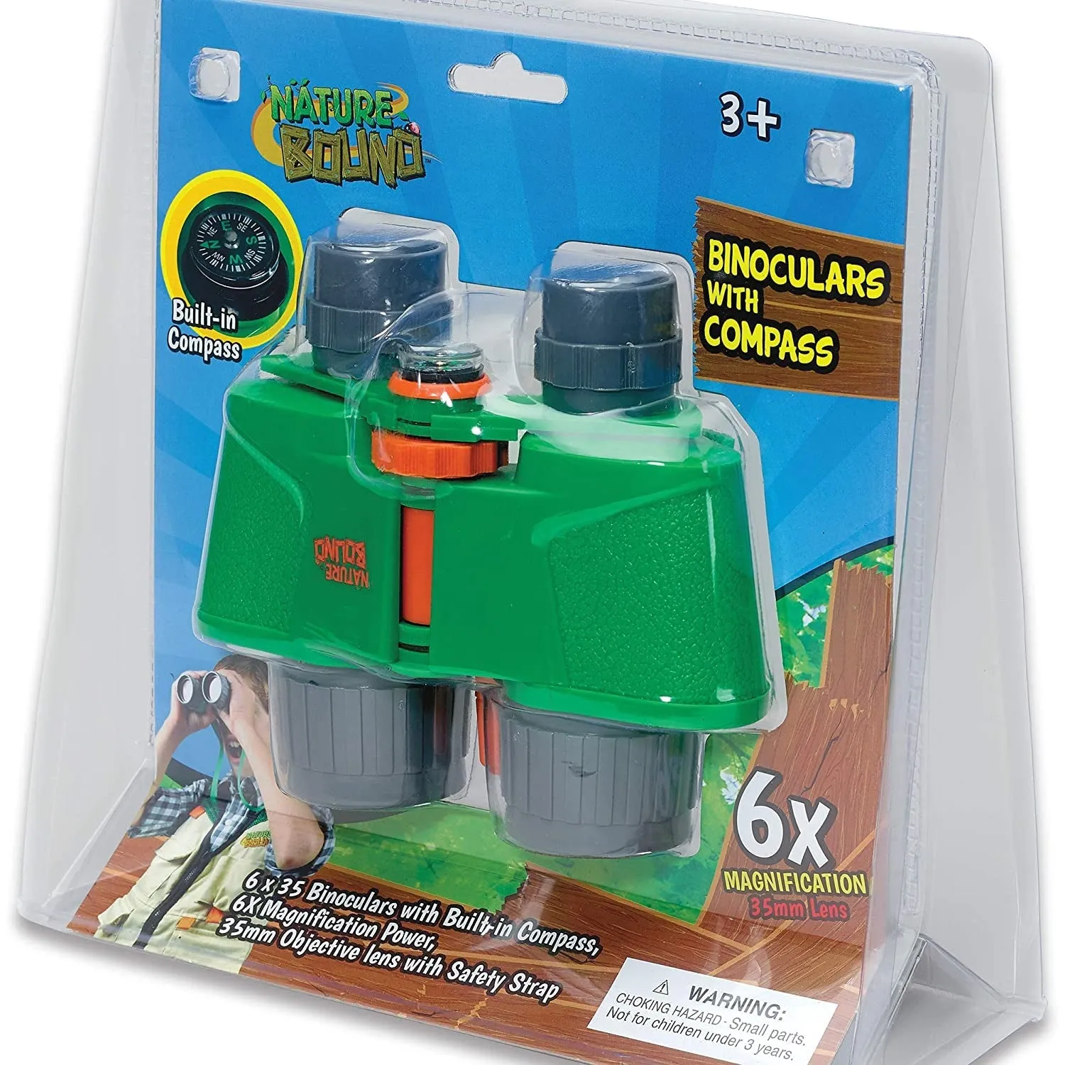 Thin Air Brands Nature Bound Binoculars With Built in Compass