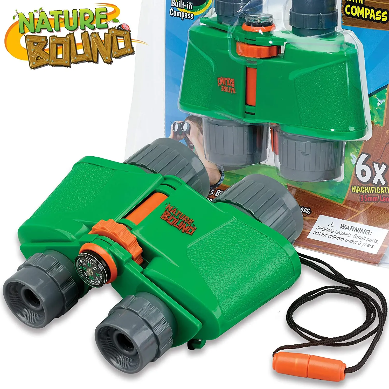Thin Air Brands Nature Bound Binoculars With Built in Compass