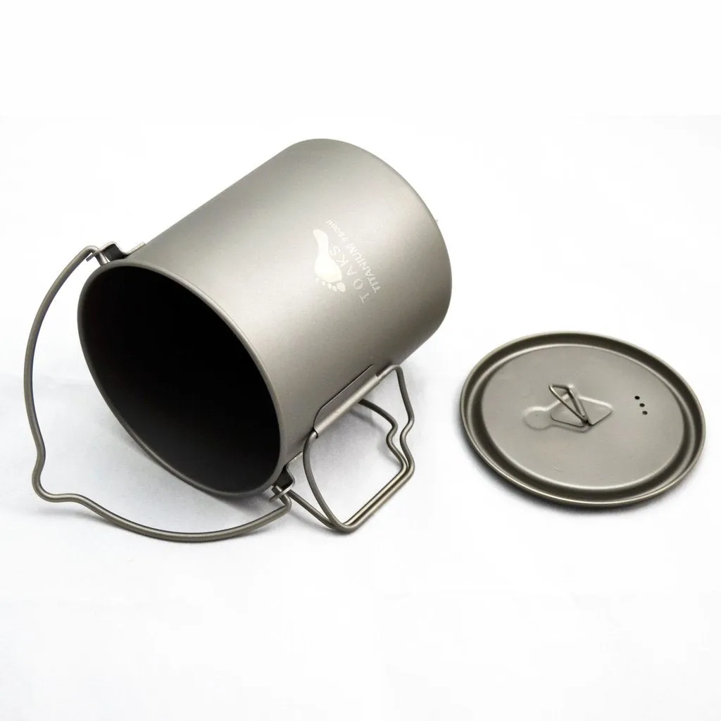 Titanium 750ml Pot with Bail Handle