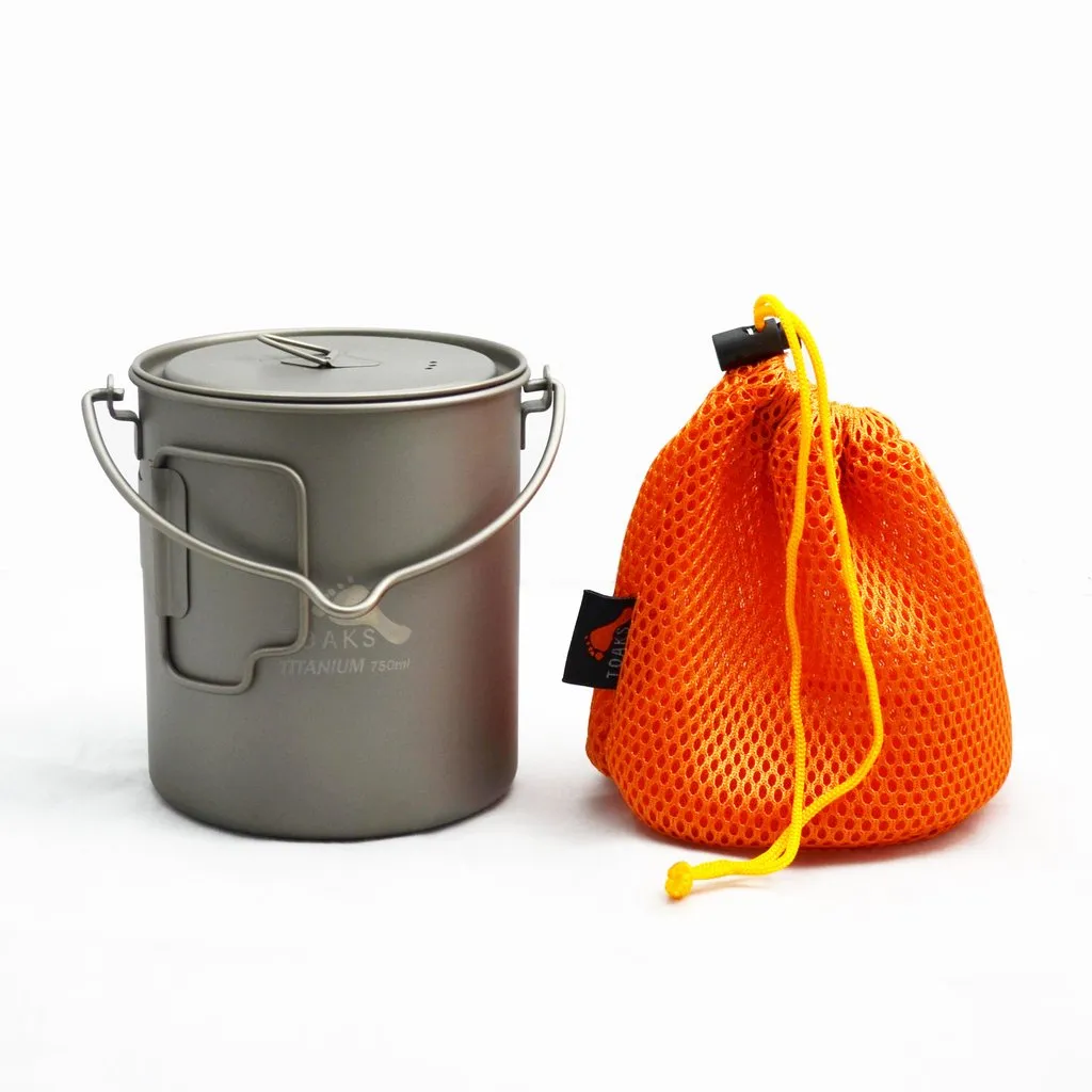 Titanium 750ml Pot with Bail Handle