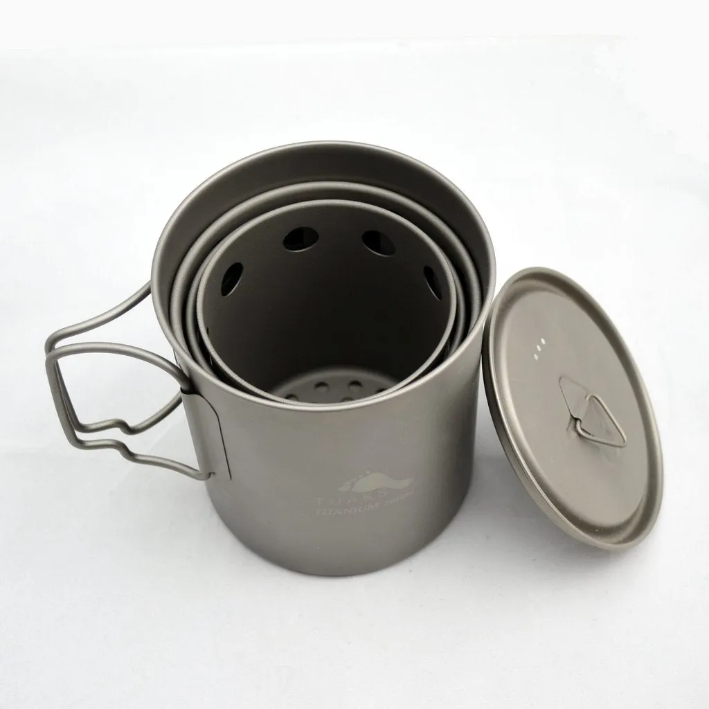 Titanium Backpacking Wood Burning Stove (Small)