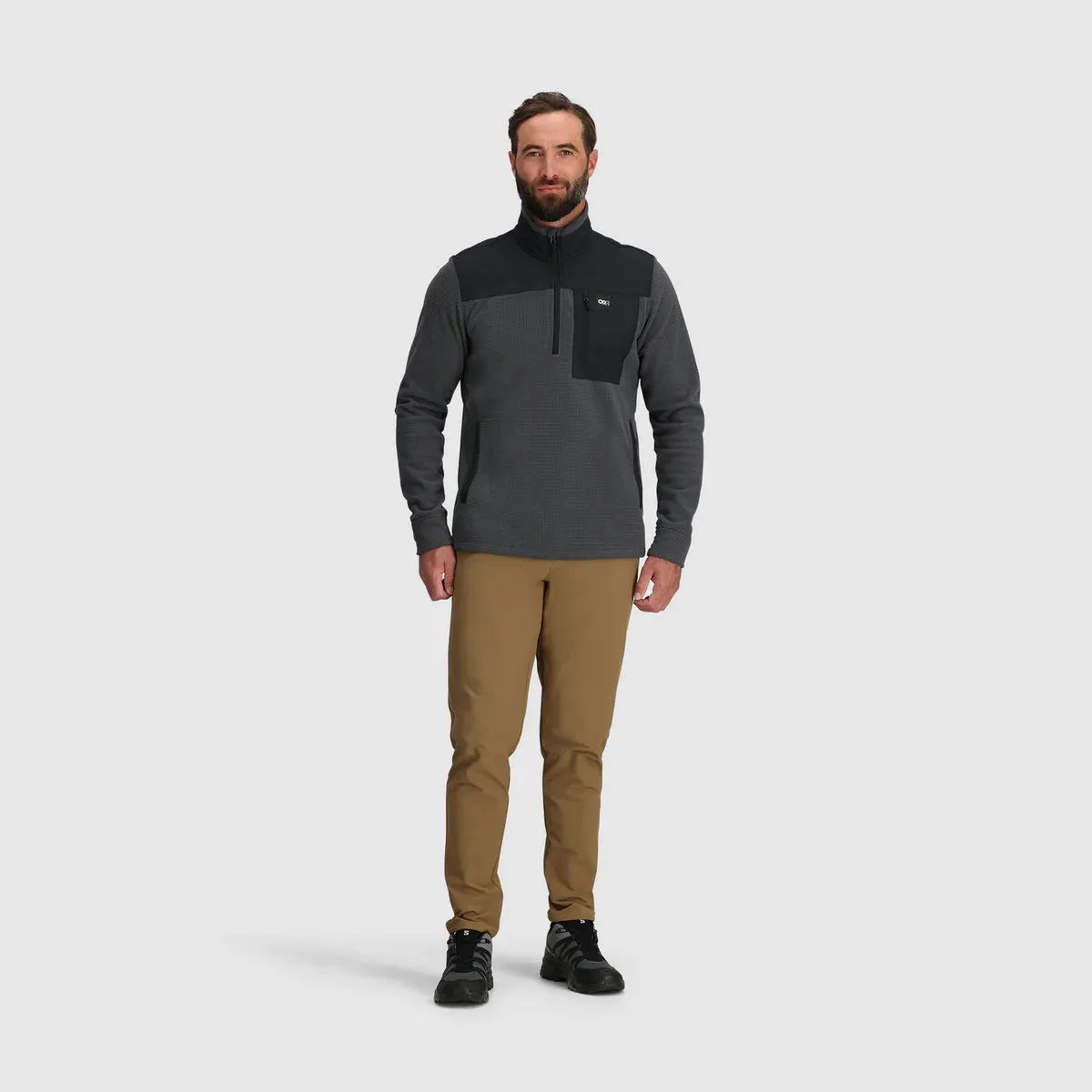 Trail Mix Fleece Quarter Zip Pullover (Men's) - 322116 - Past Season