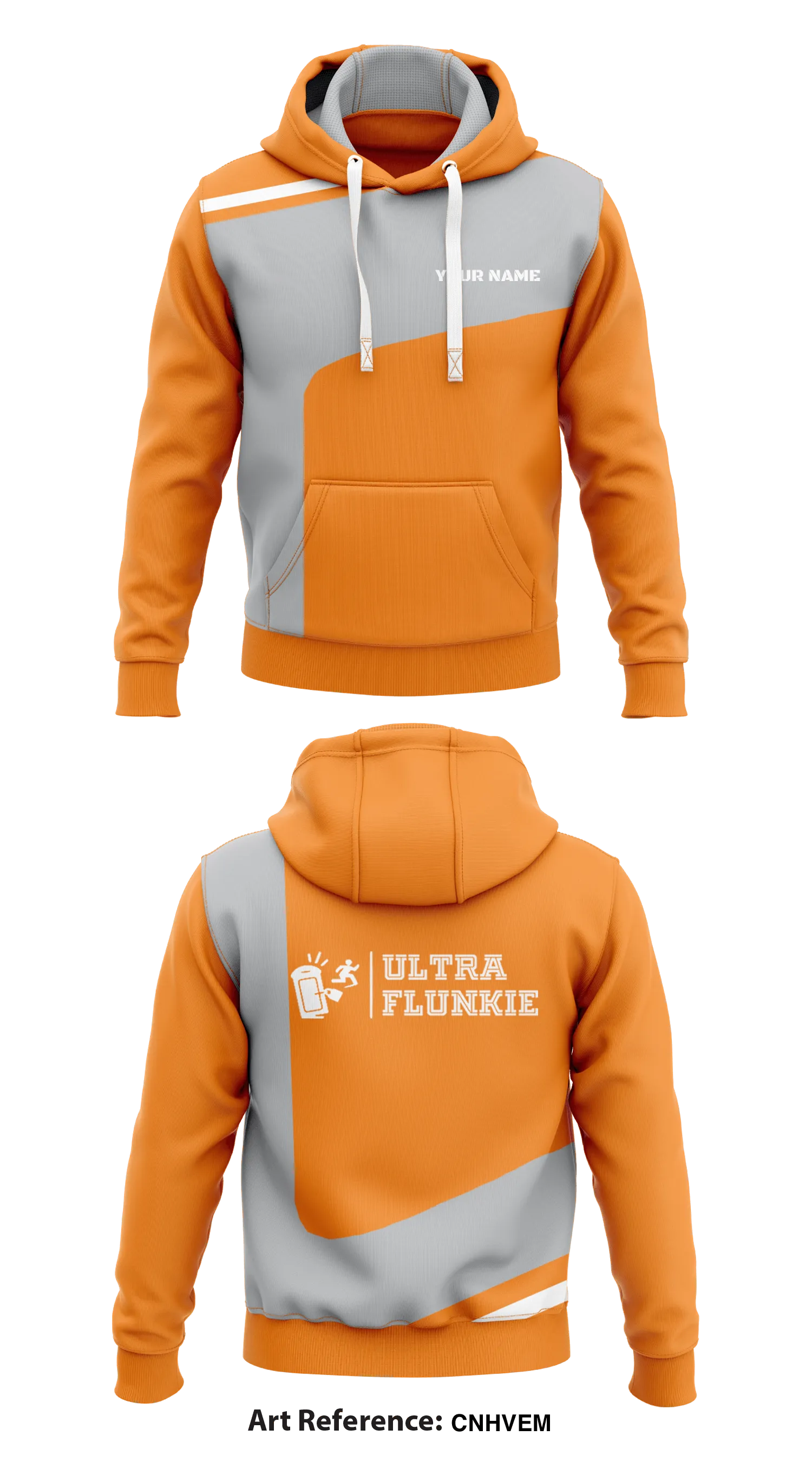 Ultra Flunkie Running Company  Core Men's Hooded Performance Sweatshirt - CNHVEM
