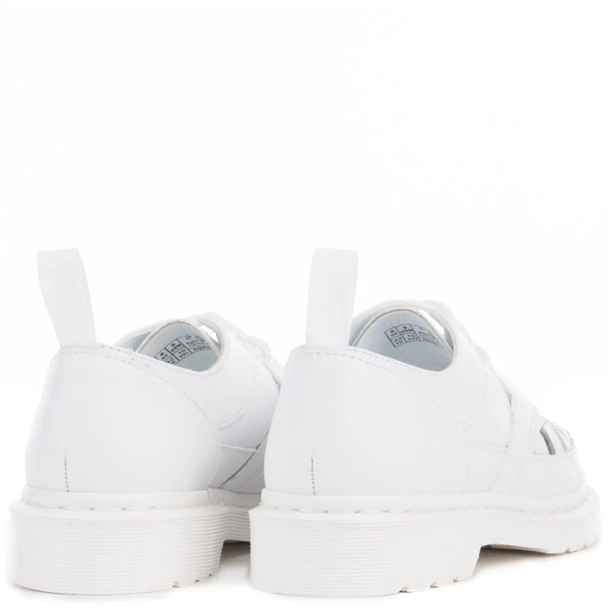 Unisex 1461 Cut Out White Venice Oxfords