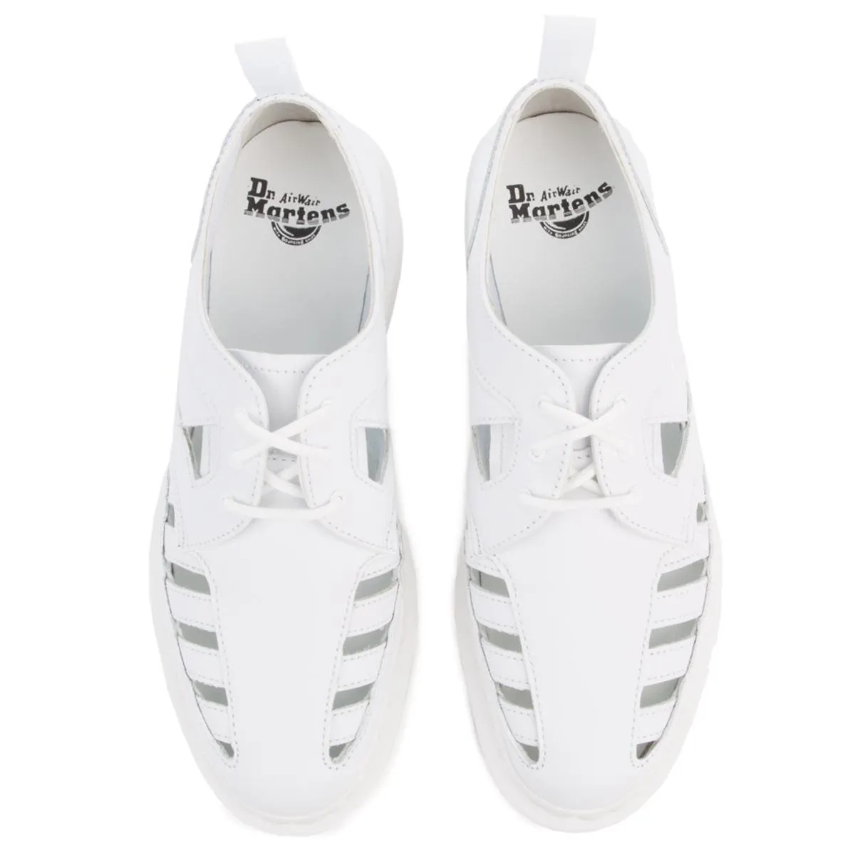 Unisex 1461 Cut Out White Venice Oxfords