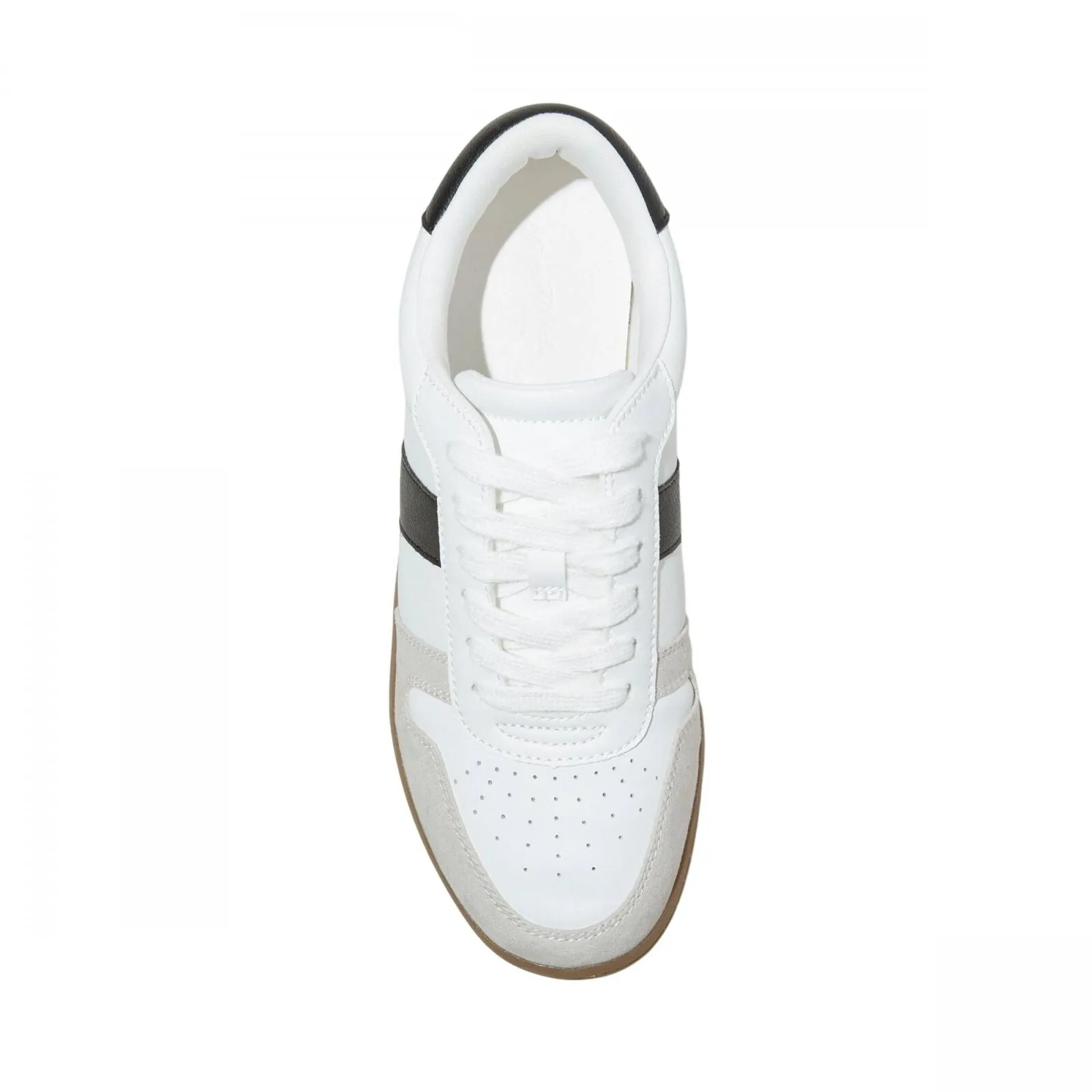 Universal Threads Nikita Fashion Sneakers Memory Foam Insole White / Black 6M