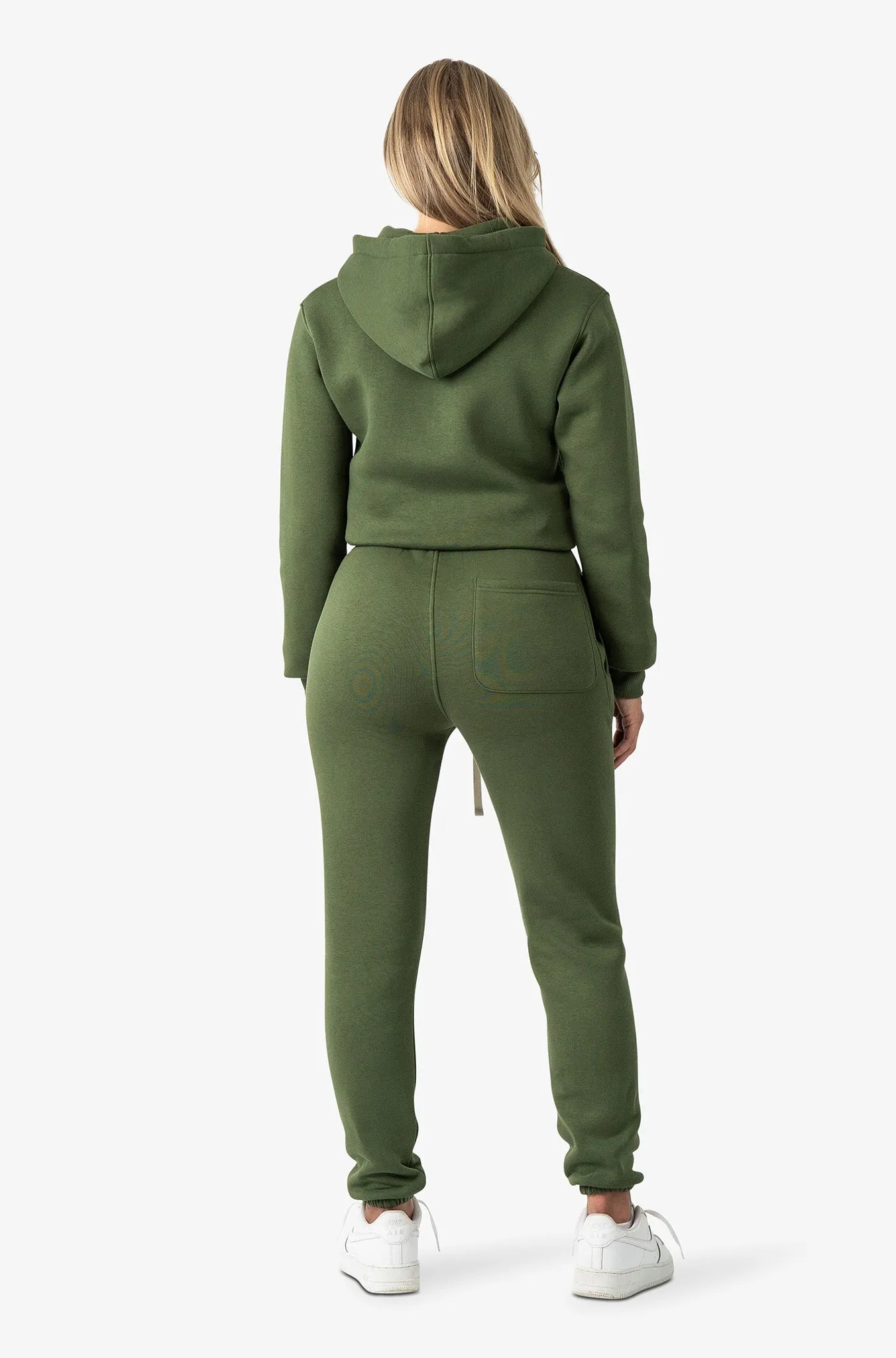 UNIVERSITY PANTS | ARMY GREEN/WHITE