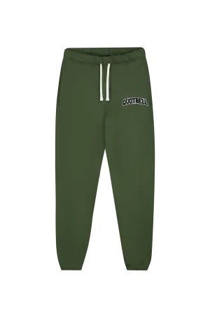 UNIVERSITY PANTS | ARMY GREEN/WHITE