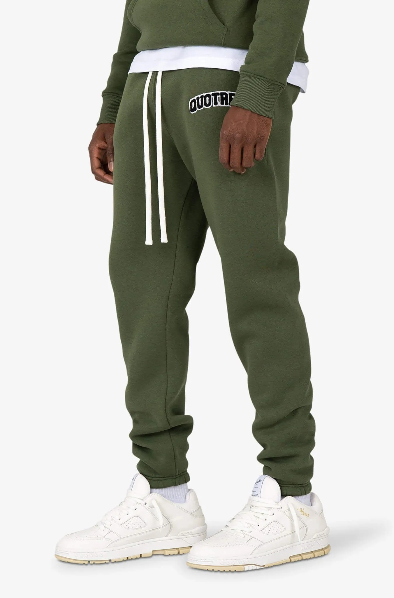 UNIVERSITY PANTS | ARMY GREEN/WHITE