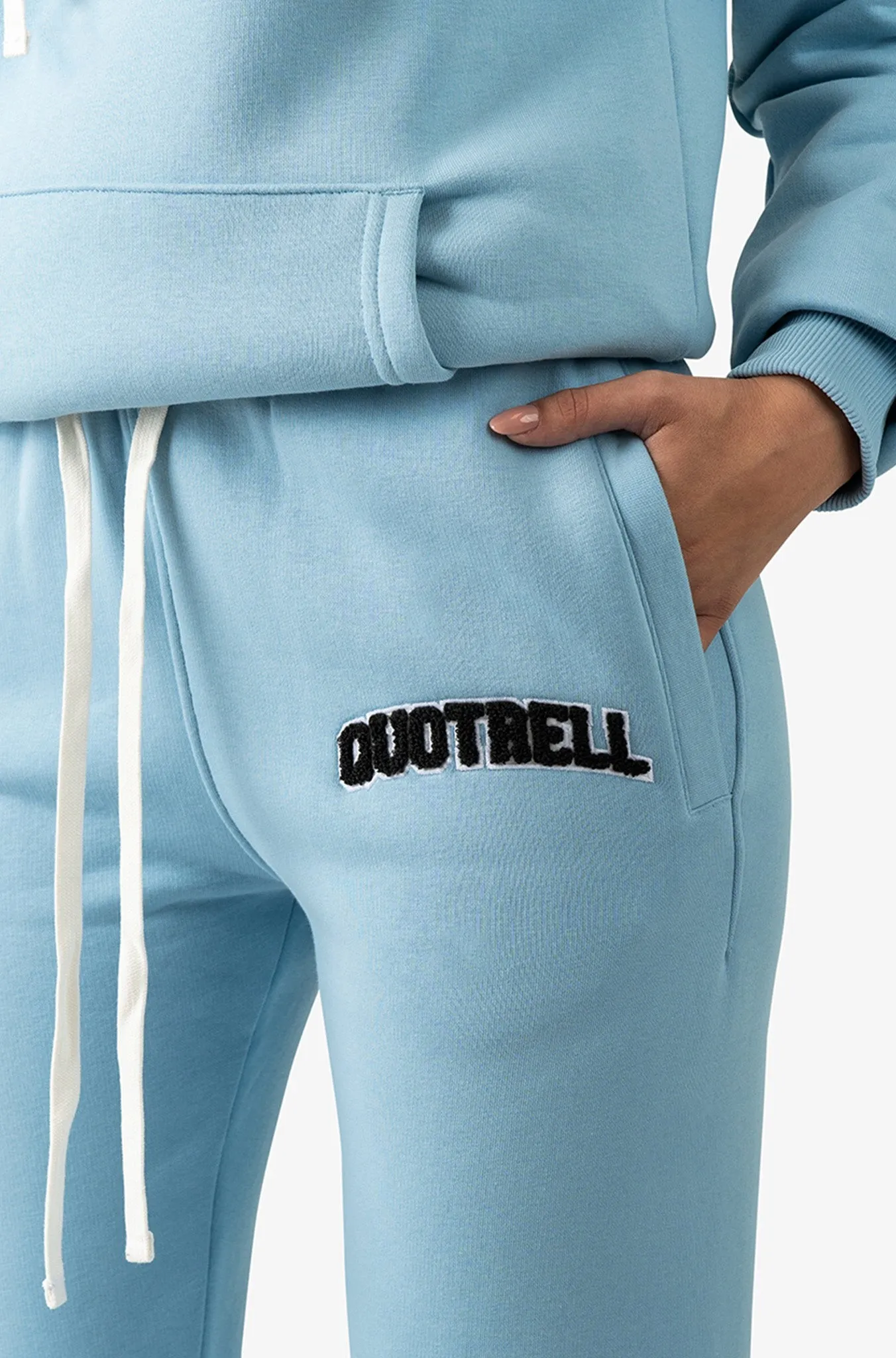 UNIVERSITY PANTS | LIGHT BLUE/WHITE