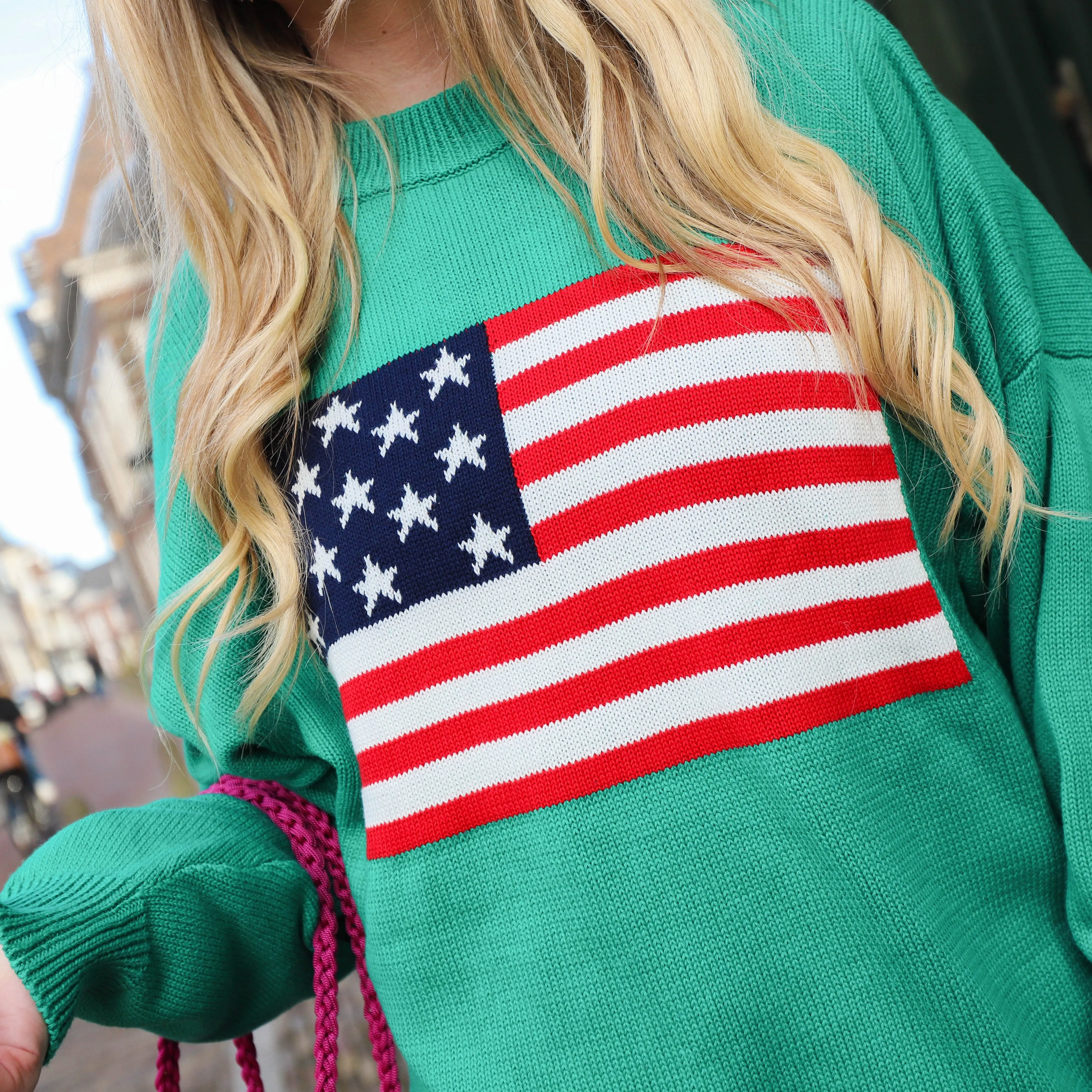 USA trui groen