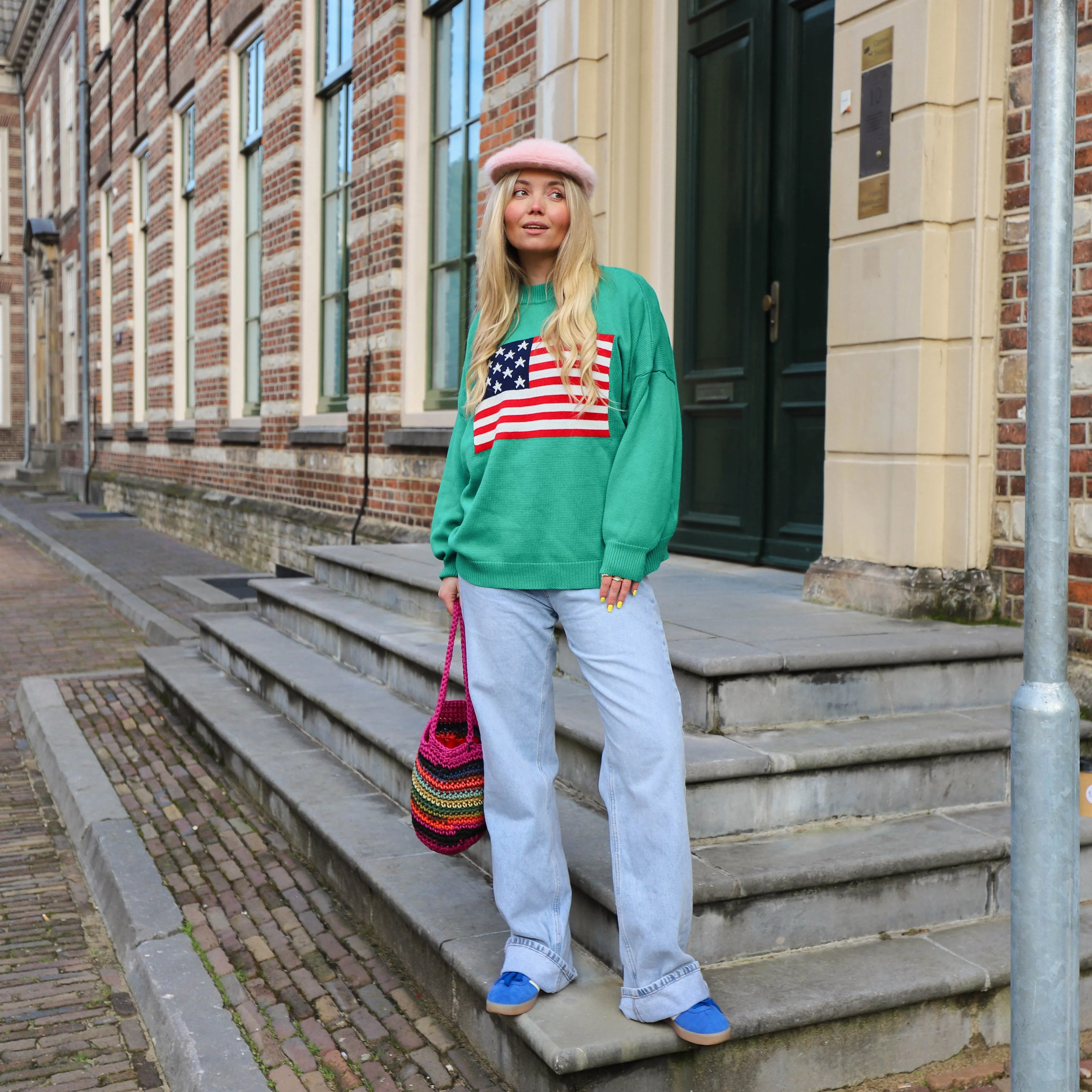 USA trui groen