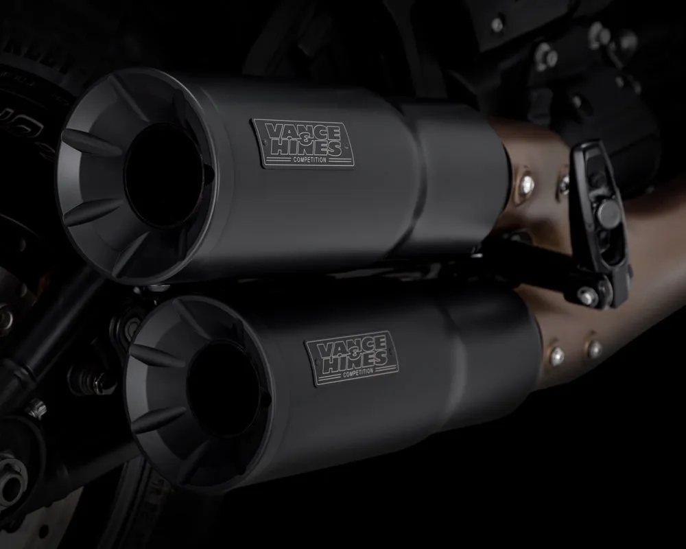 Vance & Hines Exhausts - Hi-Output Slip-ons - 2018  Softail Fatbob