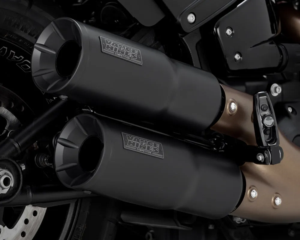Vance & Hines Exhausts - Hi-Output Slip-ons - 2018  Softail Fatbob