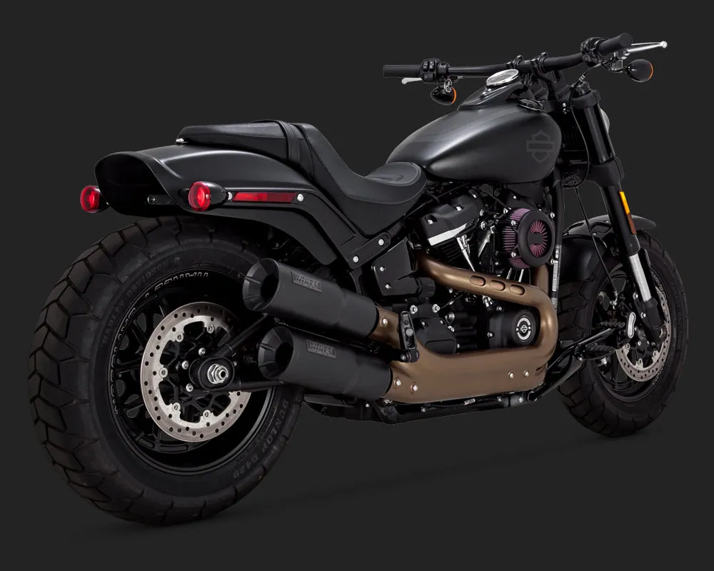 Vance & Hines Exhausts - Hi-Output Slip-ons - 2018  Softail Fatbob