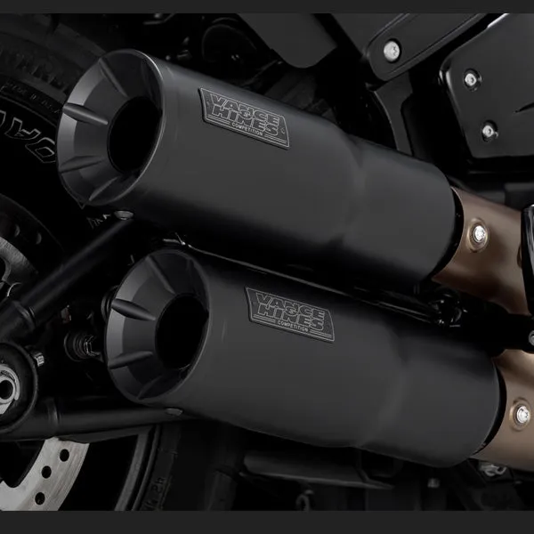 Vance & Hines Exhausts - Hi-Output Slip-ons - 2018  Softail Fatbob